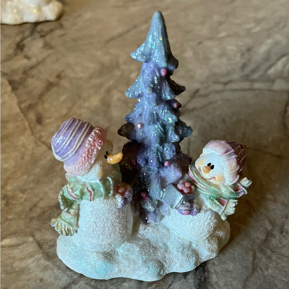 Set of 3 Snowman Figurines